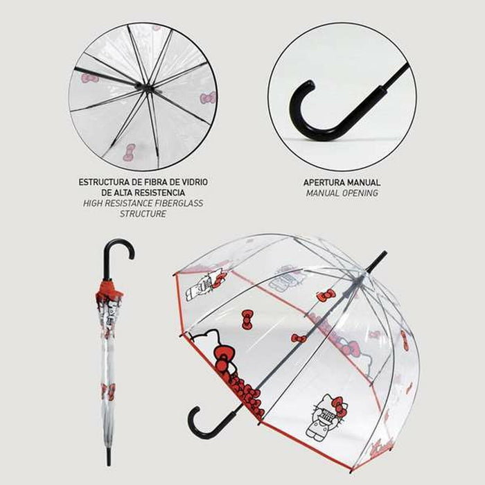 Umbrella Hello Kitty Blue 60 cm