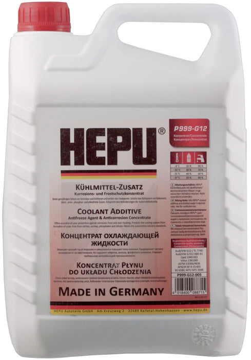 Антифриз HEPU P999 G12 5L