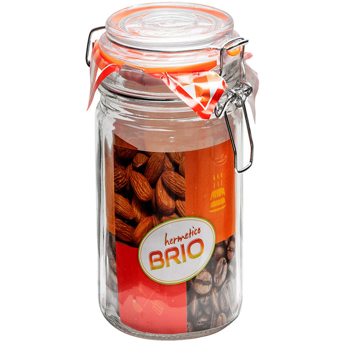 HERMETIC GLASS JAR 1.1 L BRIO - Буркани и продукти за консервиране<<<Домашни потреби<<<Кухня<<<Praktiker