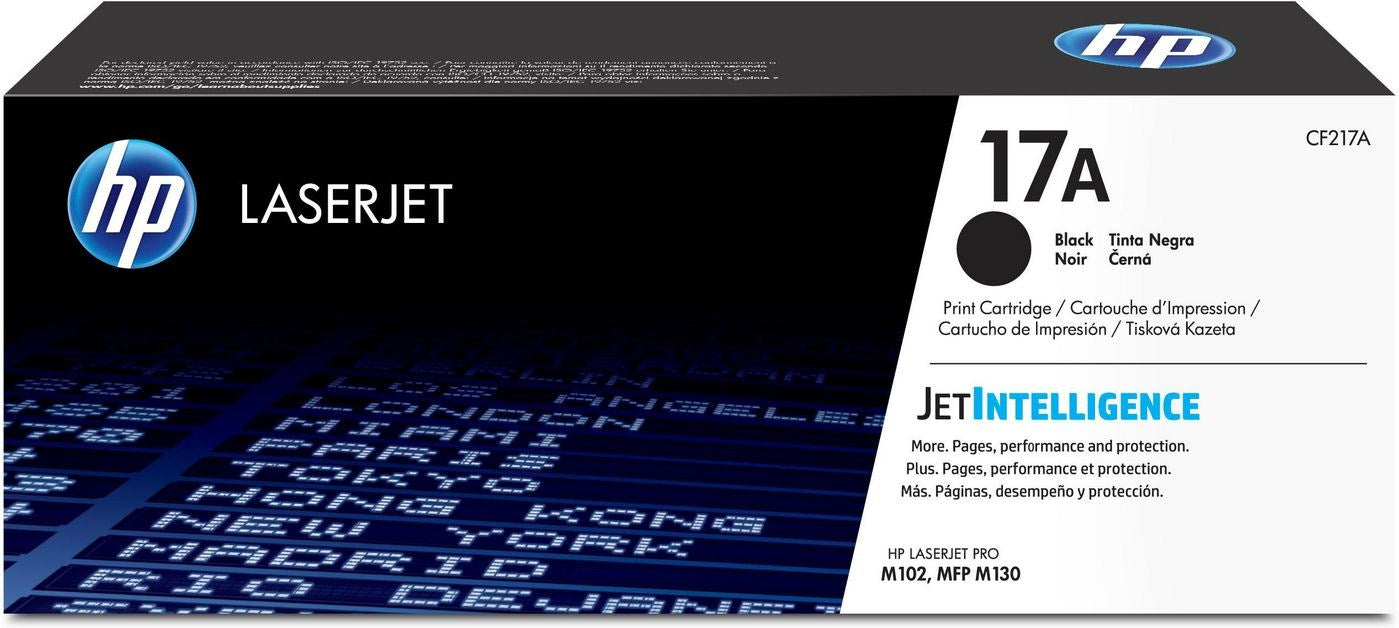 HP 17A Black Original LaserJet Toner Cartridge (CF217A)