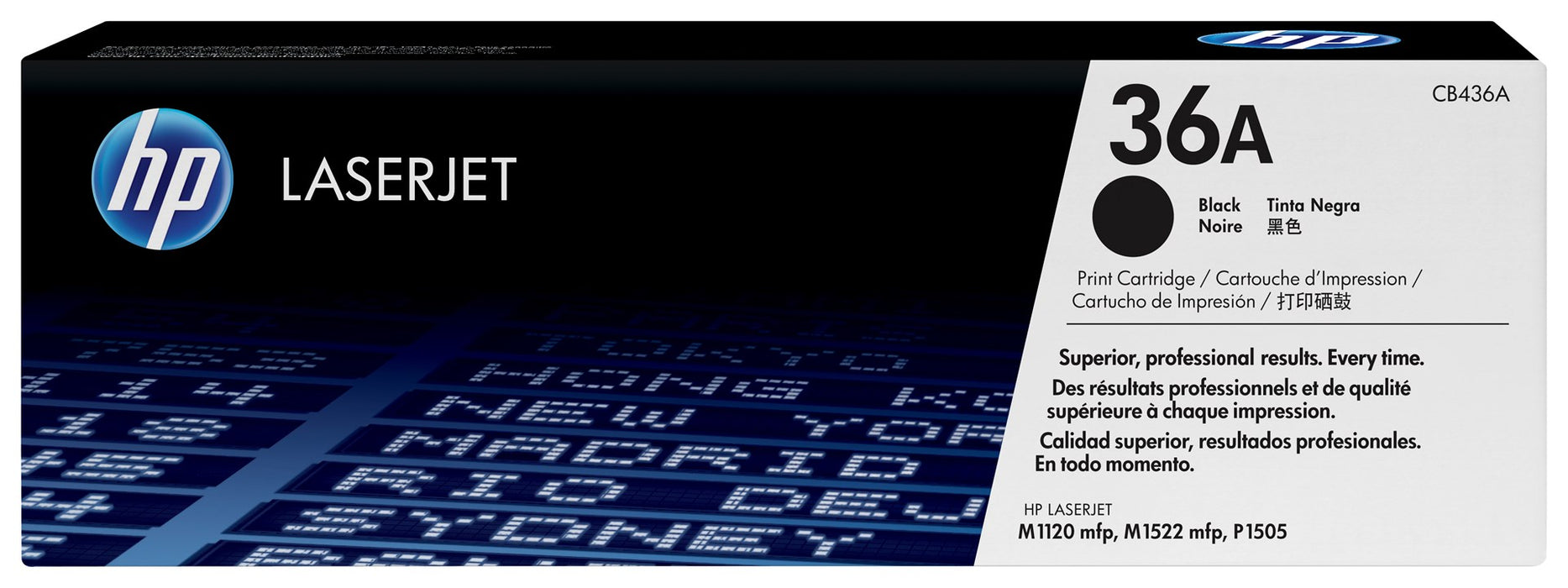 HP 36A Black LaserJet Toner Cartridge
