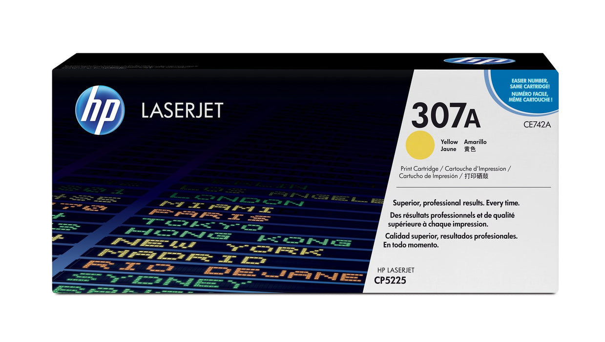 HP 307A Yellow LaserJet Toner Cartridge