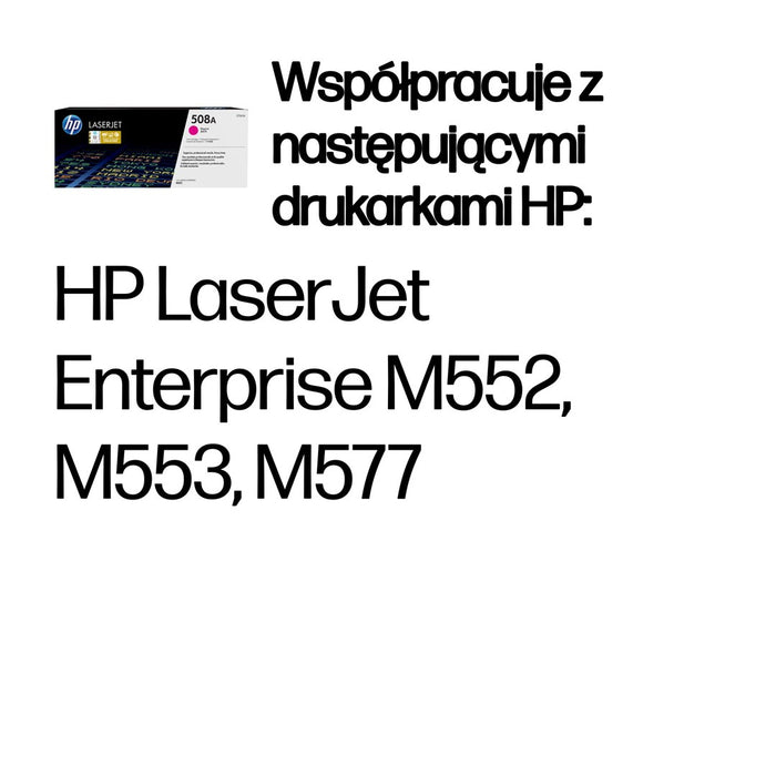 HP 508A Magenta Original LaserJet Toner Cartridge (CF363A)