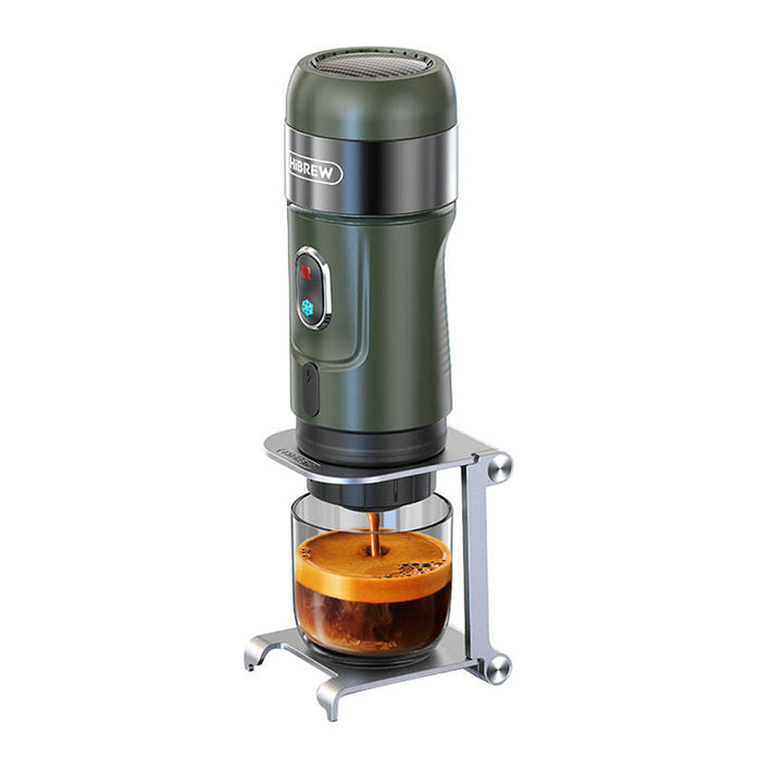 HiBREW H4B_GN 3-in-1 Portable Coffee Maker with Carrying Case