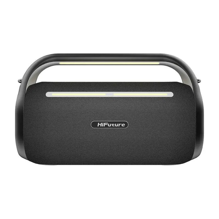 HiFuture Music Box 100 Bluetooth Speaker + 2 microphones (black) - Bluetooth portable