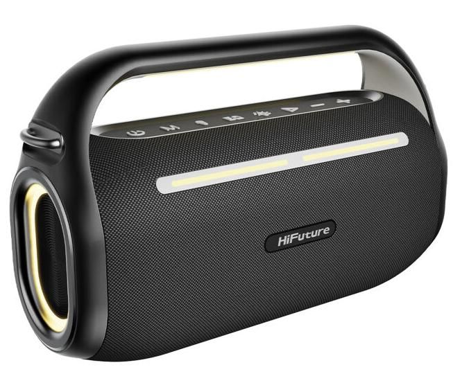 HiFuture Music Box 100 Bluetooth Speaker + 2 microphones (black)