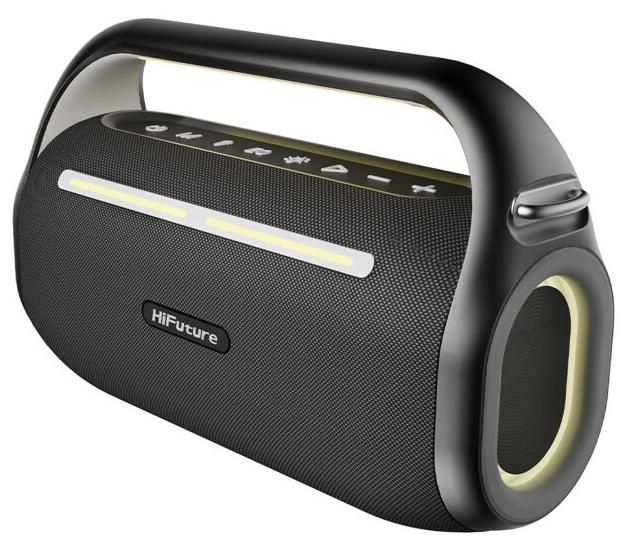 HiFuture Music Box 100 Bluetooth Speaker + 2 microphones (black)
