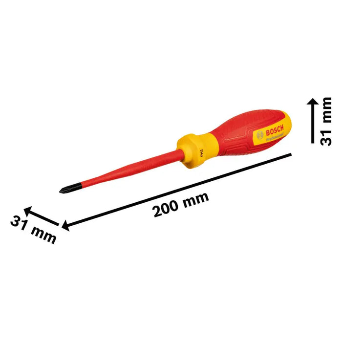 HIGH VOLTAGE SCREWDRIVER PH1 BOSCH PROFESSIONAL 4.5 X 100 MM - Отвертки<<<Ръчни инструменти<<<Инструменти и