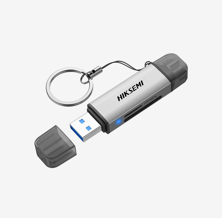 Hiksemi Card Reader, USB 3.0 and Type-C, SD cards and TF cards