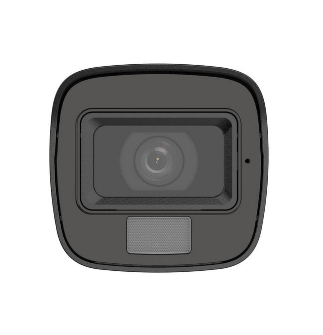 Hi-Look 2 MP Smart Hybrid Light MD 2.0 Fixed Bullet Network Camera, 2.8mm, F1.6, IR,White Light up to 30m, H.265+, IP67, Digital WDR, 3D DNR, Built-in Microphone, 12Vdc/PoE 6.5W