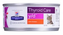HILL'S PRESCRIPTION DIET Thyroid Care Feline y/d Wet cat food Chicken 156 g