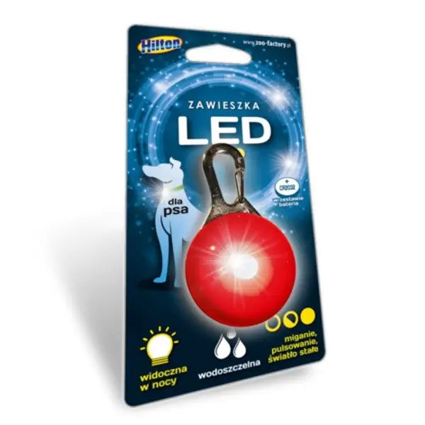 HILTON led dog tag - 5.3 x 3 cm - A walkDLP-SOS<<<For the dogDLP<<<ActionPL