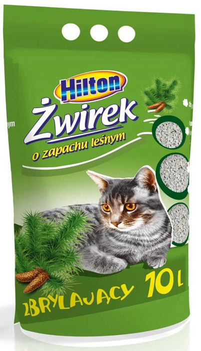 HILTON bentonite clumping forest cat litter - 10 l