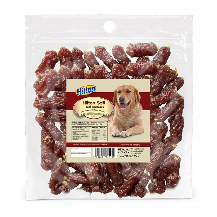 Dog Snack Hilton Soft duck sausages Duck 500 g