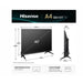 Hisense 40’’ A4Q Full HD 1920x1080 DLED HDR HLG DTS HD Smart TV WiFi WiFi Direct 2xHDMI 2xUSB LAN CI+ DVB-T2/C/S2 Black