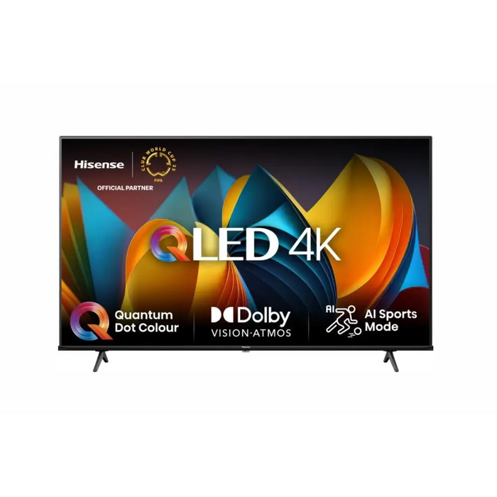 Hisense 43’’ E7NQ 4K Ultra HD 3840x2160 QLED Quantum Dot HDR 10+ HLG Dolby Vision Light Sensor Smart TV WiFi 5GHz WiFi