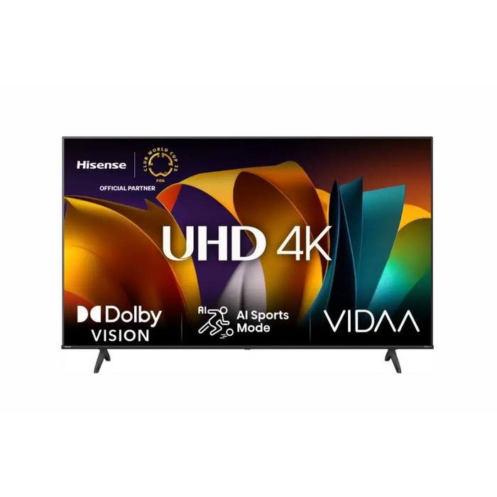 Hisense 50’’ A6N 4K Ultra HD 3840x2160 DLED DFA Precision Colour HDR 10+ HLG Dolby Vision Light Sensor DTS Virtual X