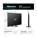 Hisense 50’’ E8Q 4K Ultra HD 3840x2160 ULED Quantum Dot,144 Hz,HDR 10+ HLG Dolby Vision DTS Virtual X Smart TV WiFi