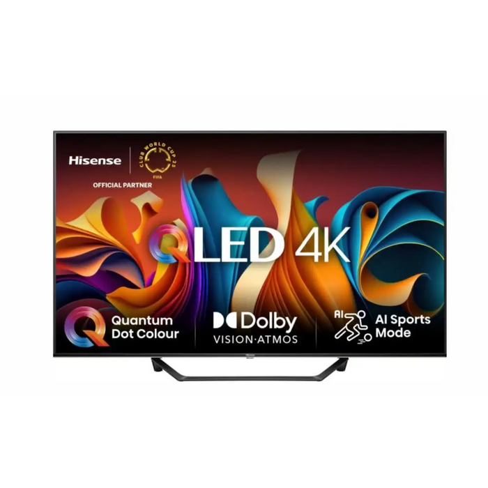 Hisense 65’’ A7NQ 4K Ultra HD 3840x2160 QLED FALD Quantum Dot HDR 10+ HLG Dolby Vision Dolby Atmos Smart TV Light