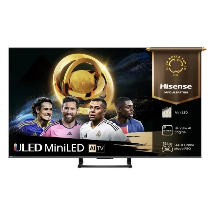 Hisense 65’’U7Q 4K Ultra HD 3840x2160 ULED FALD Quantum Dot 144Hz IPS HDR 10+ HLG Dolby Vision IQ Dolby Atmos Smart TV