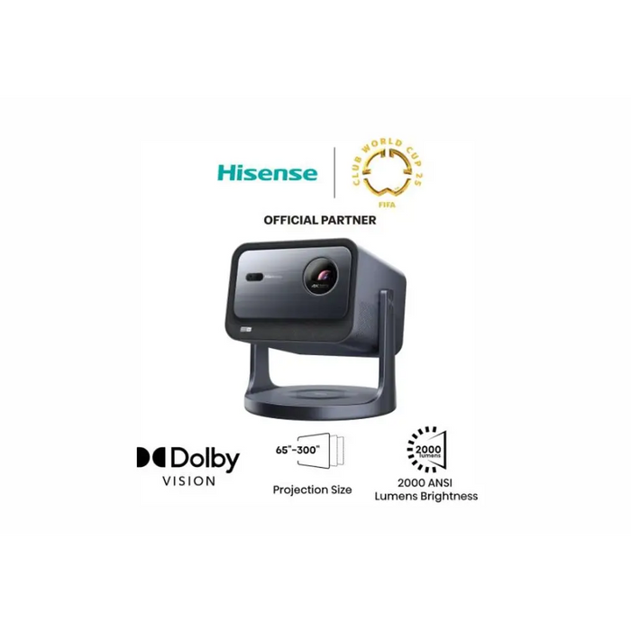 Hisense C2 Smart mini Laser Projector 4K Ultra HD 3840x2160 1700:1 2000 lum 60 Hz Digital Zoom,Dolby Vision