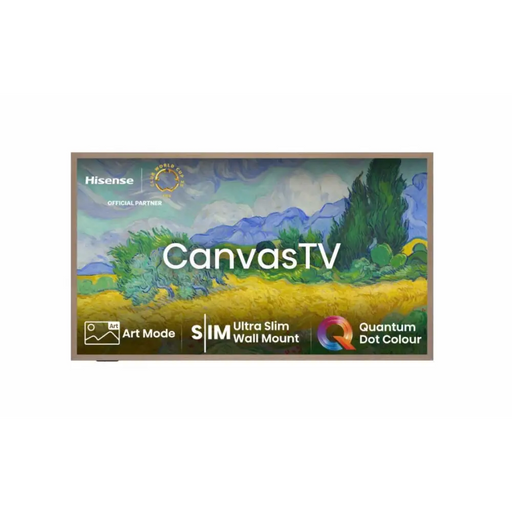 Hisense CanvasTV 55’’,QLED 4K Ultra HD 3840x2160 144hz 4000:1 400 nits 16:9,VIDAA Smart OS,DTS Virtual X,HDR,HDR