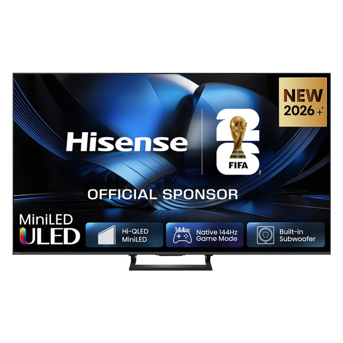 Hisense 75"U7SE, 4K Ultra HD 3840x2160, ULED, FALD, Quantum Dot, 144Hz, IPS, HDR 10+, HLG, Dolby Vision IQ, Dolby Atmos, Smart TV, WiFi 5GHz, WiFi Direct, BT, Anyview Cast,light sensor, 4xHDMI, 2xUSB, LAN, CI+, DVB-T2/C/S2, Black