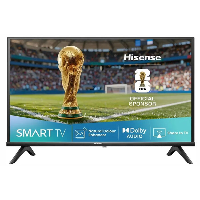 Hisense 40" A4Q, Full HD 1920x1080, DLED, HDR, HLG, DTS HD, Smart TV, WiFi, WiFi Direct, 2xHDMI, 2xUSB, LAN, CI+, DVB-T2/C/S2, Black