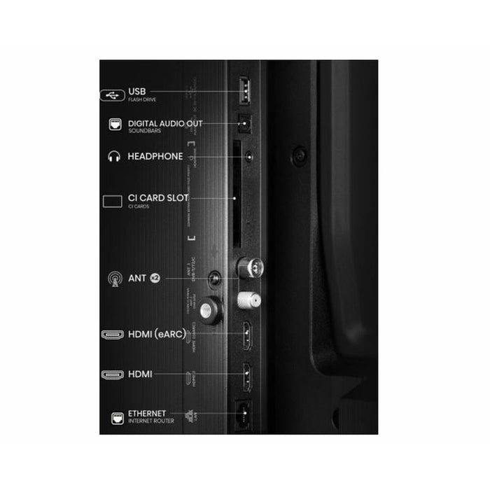 Hisense 40" A4Q, Full HD 1920x1080, DLED, HDR, HLG, DTS HD, Smart TV, WiFi, WiFi Direct, 2xHDMI, 2xUSB, LAN, CI+, DVB-T2/C/S2, Black