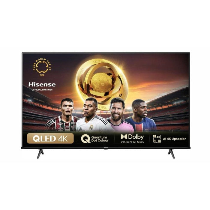 Hisense 43" E7Q, 4K Ultra HD 3840x2160, QLED, Quantum Dot, HDR 10+, HLG, Dolby Vision, Light Sensor, Smart TV, WiFi 5GHz, WiFi Direct, BT, Anyview Cast, 3xHDMI, 2xUSB, LAN, CI+, DVB-T2/C/S2, Black