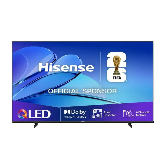 Hisense 43" E7Q, 4K Ultra HD 3840x2160, QLED, Quantum Dot, HDR 10+, HLG, Dolby Vision, Light Sensor, Smart TV, WiFi 5GHz, WiFi Direct, BT, Anyview Cast, 3xHDMI, 2xUSB, LAN, CI+, DVB-T2/C/S2, Black