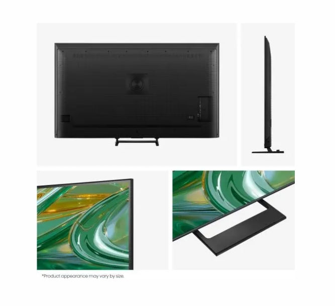 Hisense 50" E8S, 4K Ultra HD 3840x2160, ULED, Quantum Dot,144 Hz,HDR 10+, HLG, Dolby Vision, DTS Virtual X, Smart TV, WiFi, Light Sensor, BT, Anyview Cast, 4xHDMI, 2xUSB, LAN, CI+, DVB-T2/C/S2, Singale Stand, Black