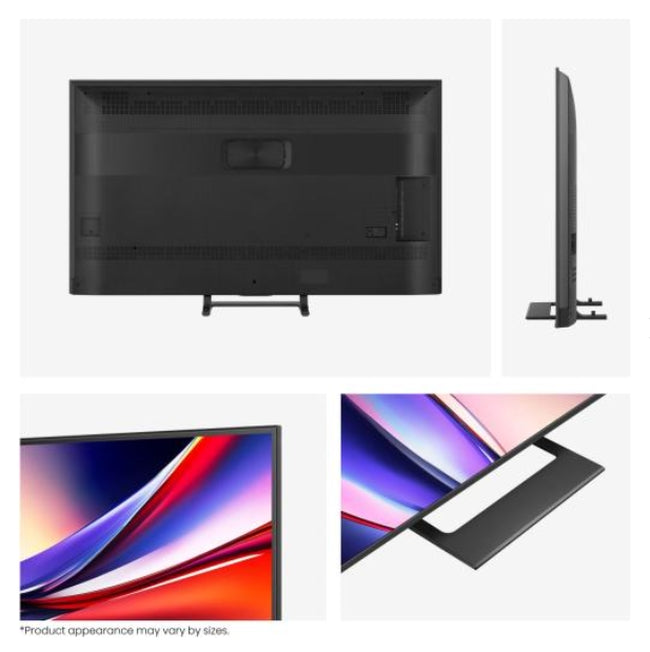 Hisense 55"A7Q, 4K Ultra HD 3840x2160, Quantum Dot, Light Sensor,HDR 10+, HLG, Dolby Vision, Dolby Atmos, Smart TV, Voice Control,2x10 W + 20 W ,WiFi 5GHz, WiFi Direct, BT, Anyview Cast, 3xHDMI, 2xUSB, LAN, DVB-T2/C/S2, Black