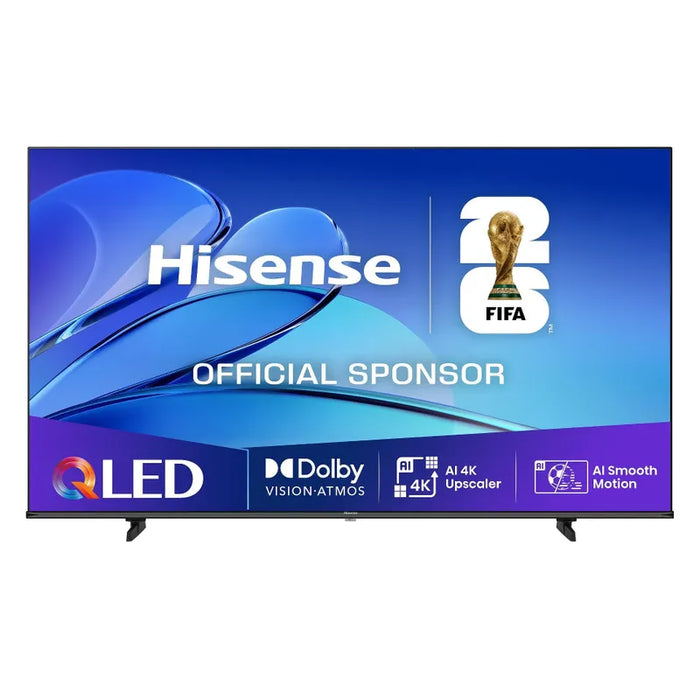 Hisense 55" E7Q, 4K Ultra HD 3840x2160, QLED, Quantum Dot, HDR 10+, HLG, Dolby Vision, DTS Virtual X, Smart TV, WiFi, Light Sensor, BT, Anyview Cast, 3xHDMI, 2xUSB, LAN, CI+, DVB-T2/C/S2, Black