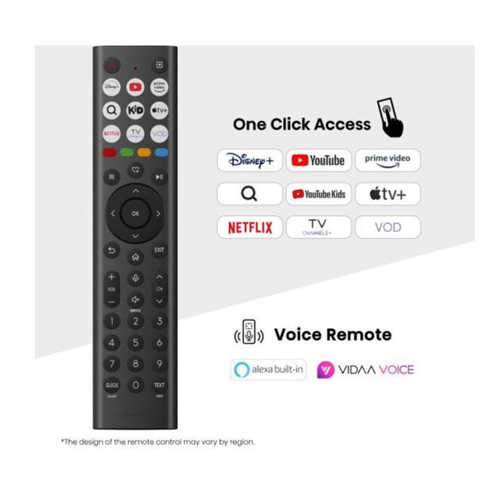Hisense 55" E7Q, 4K Ultra HD 3840x2160, QLED, Quantum Dot, HDR 10+, HLG, Dolby Vision, DTS Virtual X, Smart TV, WiFi, Light Sensor, BT, Anyview Cast, 3xHDMI, 2xUSB, LAN, CI+, DVB-T2/C/S2, Black
