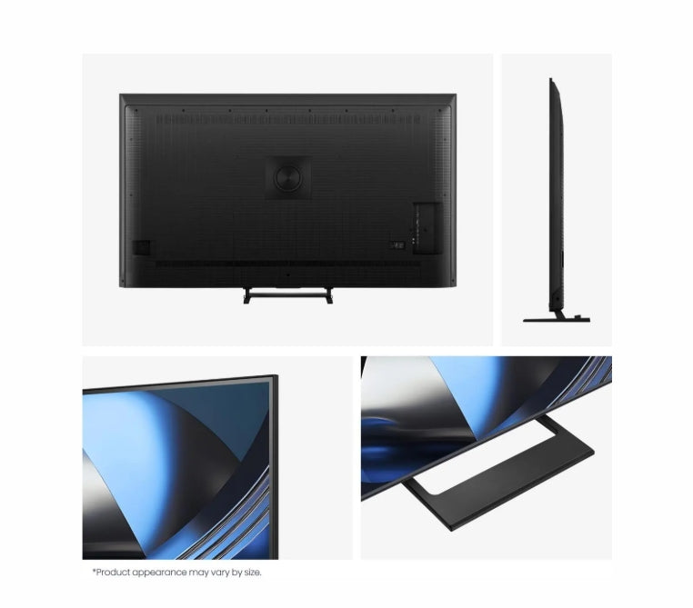 Hisense 55" U7SE, 4K Ultra HD 3840x2160, ULED, FALD, Quantum Dot, 144Hz, IPS, HDR 10+, HLG, Dolby Vision IQ, Dolby Atmos, Smart TV, WiFi 5GHz, WiFi Direct, BT, Anyview Cast, 4xHDMI, 2xUSB, LAN, CI+, DVB-T2/C/S2, Black