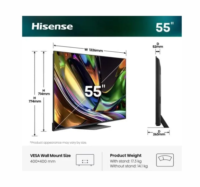 Hisense 55UR8S TV