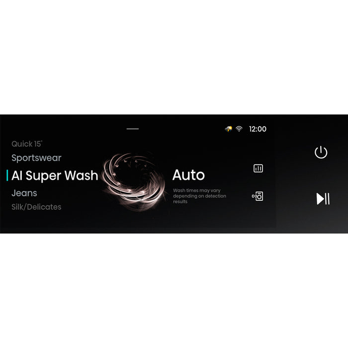 Washing machine HISENSE WF7S1247BB 12.0 kg, 1400 rpm, INVERTER MOTOR