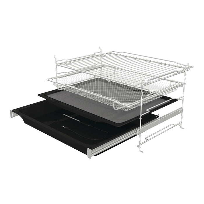 Built-in oven HISENSE BI614P8B 77 L, A+, TELESCOPIC SYSTEM, SOFT CLOSING, PYROLYTIC CLEANING