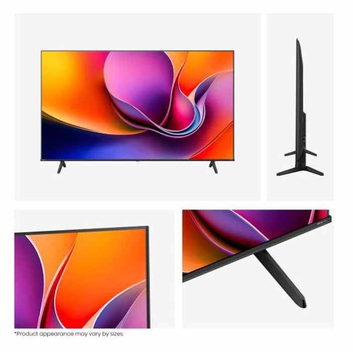Hisense 65" A6Q, 4K Ultra HD 3840x2160, DLED, DFA, Precision Colour, HDR 10+, HLG, Dolby Vision, DTS Virtual X, Smart TV, WiFi, BT, Light Sensor, Gaming Mode, 1xHDMI2 eArc, 3xHDMI, 2xUSB, LAN, CI+, DVB-T2/C/S2, Black