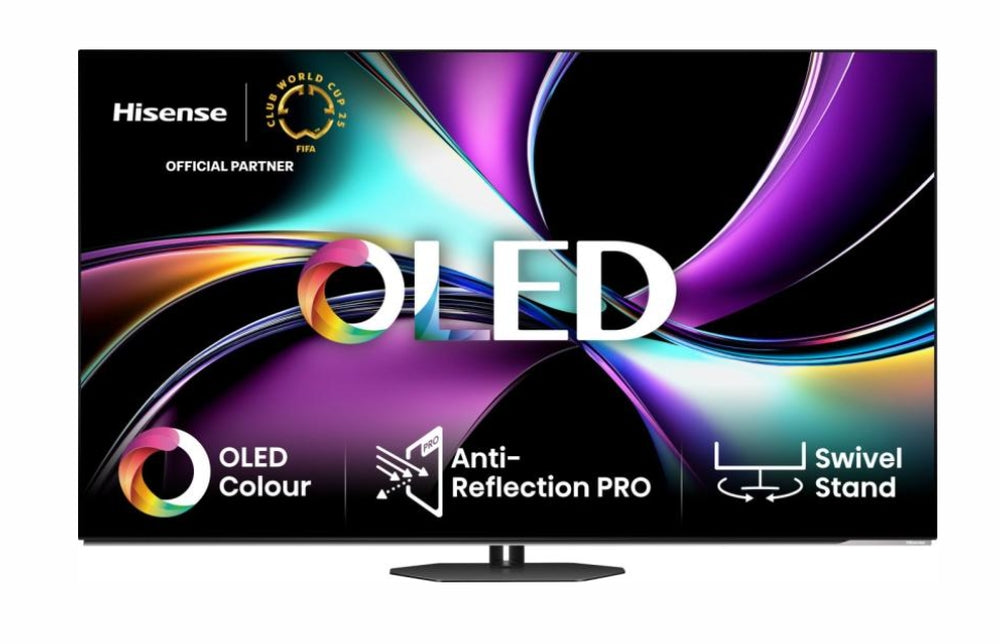 Hisense 65" A85Q, 4K UHD OLED Smart TV, 120Hz, 1000 nits,HDMI 2.1, Game Mode Pro, AMD FreeSync Premium, Dolby Vision IQ & Atmos, Bluetooth, Alexa Built-in, Black