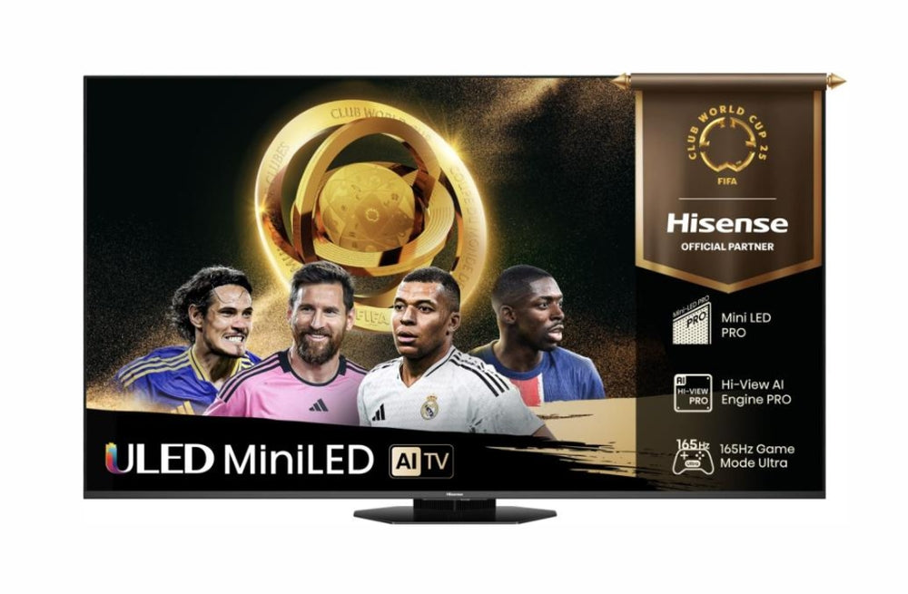 Hisense 65" U8Q, 4K Ultra HD 3840x2160, Mini Led Pro, FALD, Quantum Dot, 165Hz, IPS, HDR 10+, HLG, Dolby Vision IQ, Dolby Atmos, Smart TV,Light Sensor,WiFi 5GHz, WiFi Direct, BT, Anyview Cast, 3xHDMI, 2xUSB, LAN, CI+, DVB-T2/C/S2, Black
