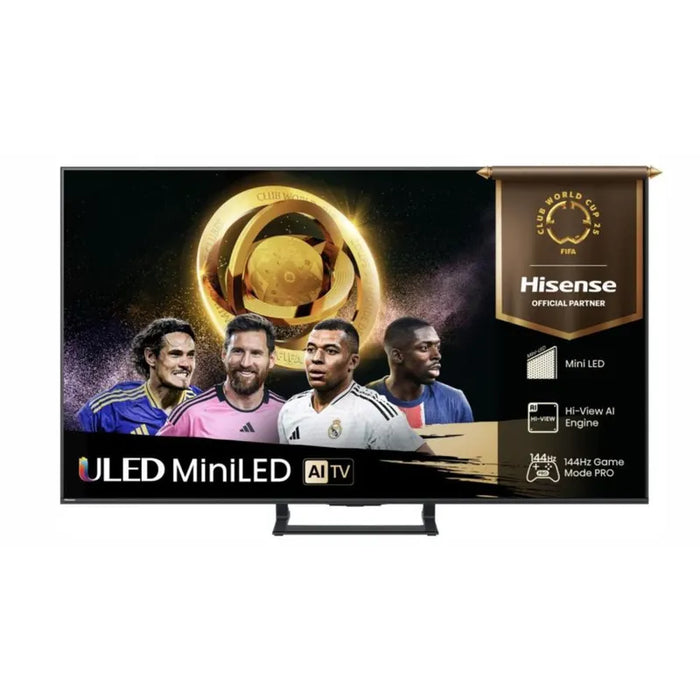 Hisense 75" E8Q, 4K Ultra HD 3840x2160, ULED, Quantum Dot,144 Hz, HDR 10+, HLG, Dolby Vision, DTS Virtual X, Smart TV, Light Sensor, WiFi Direct, BT, Anyview Cast, 3xHDMI, 2xUSB, LAN, CI+, DVB-T2/C/S2,Singale stand, Black