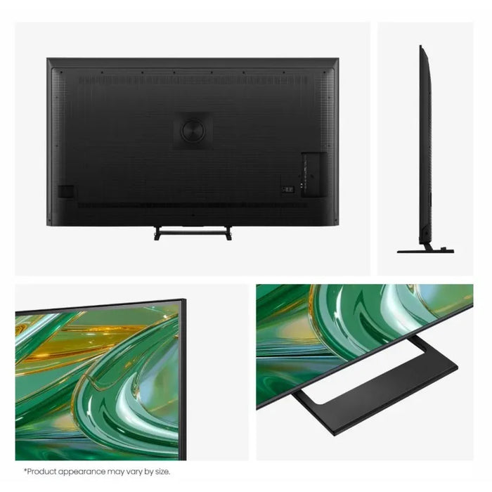 Hisense 75" E8S, 4K Ultra HD 3840x2160, ULED, Quantum Dot,144 Hz, HDR 10+, HLG, Dolby Vision, DTS Virtual X, Smart TV, Light Sensor, WiFi Direct, BT, Anyview Cast, 3xHDMI, 2xUSB, LAN, CI+, DVB-T2/C/S2,Singale stand, Black