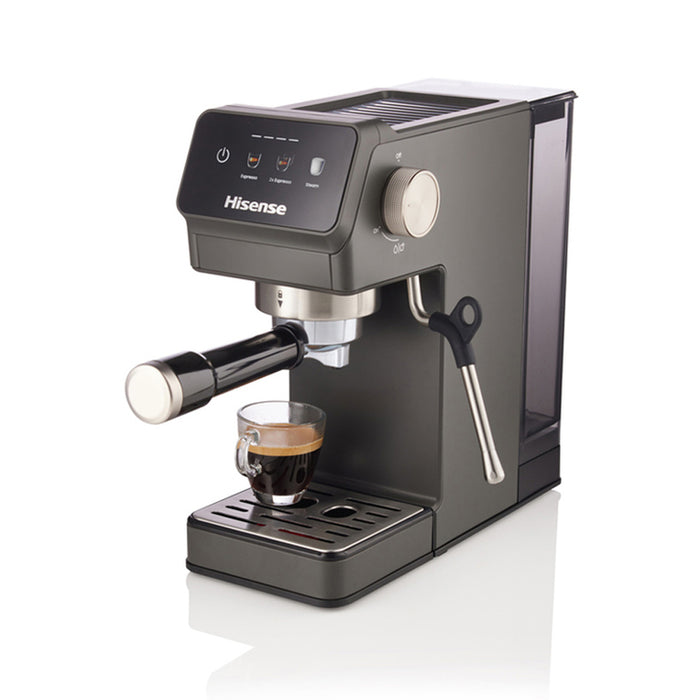 Coffee machine HISENSE HESCM20LP 1.20 ml, 20.00 bar, ANTHRACITE