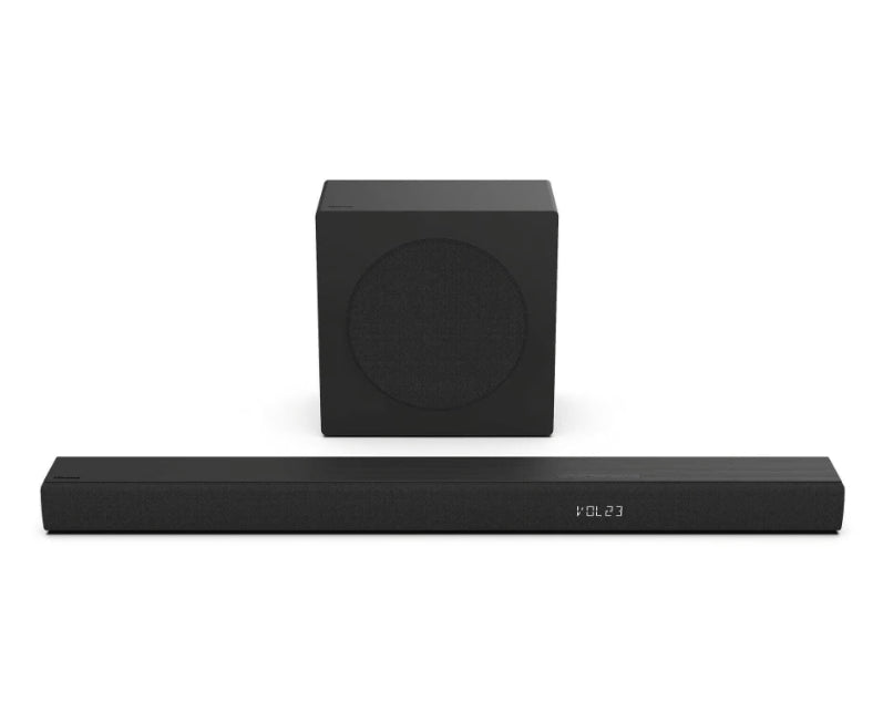 Hisense HS3100, 6-speaker surround sound system, 480W Total Output Power,6.5їWireless subwoofer, Rear surround speakers, Dolby Digital Plus and DTS Virtual:X, EzPlay and Bluetooth 5.3,Black