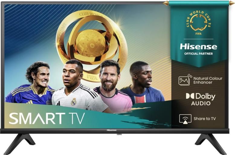 Hisense 40" A4Q, Full HD 1920x1080, DLED, HDR, HLG, DTS HD, Smart TV, WiFi, WiFi Direct, 2xHDMI, 2xUSB, LAN, CI+, DVB-T2/C/S2, Black