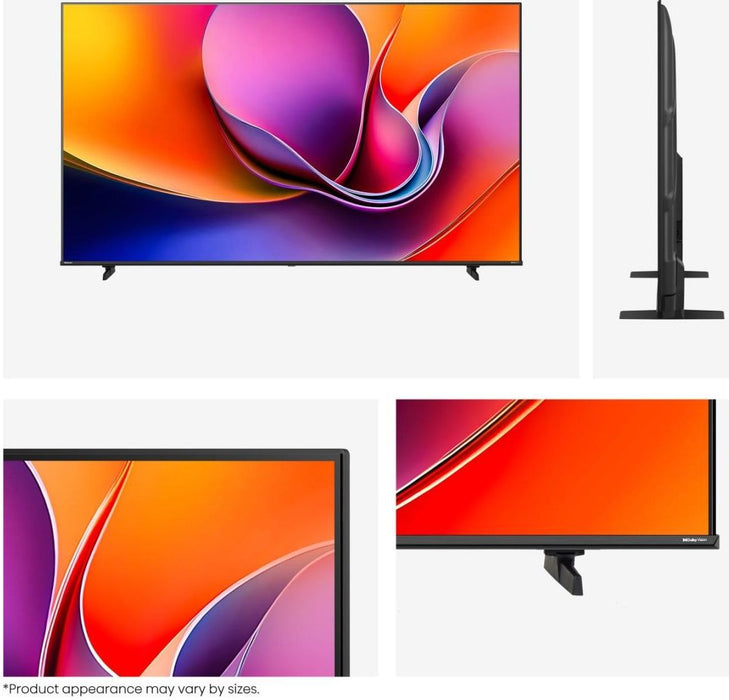 Hisense 85" A6Q, 4K Ultra HD 3840x2160, DLED, DFA, Precision Colour, HDR 10+, HLG, Dolby Vision, DTS Virtual X, Smart TV, WiFi, Light Sensor, Gaming Mode, 1xHDMI2 eArc, 3xHDMI, 2xUSB, LAN, CI+, DVB-T2/C/S2, Black