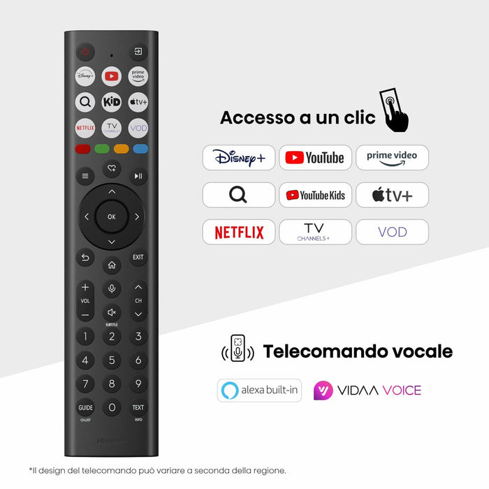 Smart TV Hisense 85A6Q 85" 4K Ultra HD LED HDR D-LED
