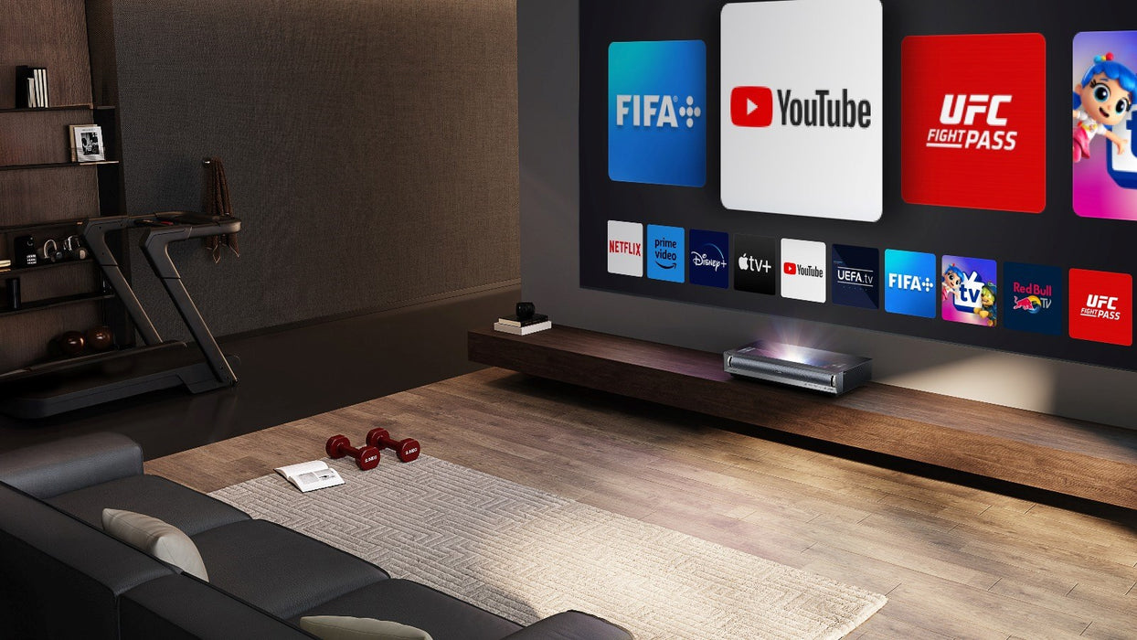 Hisense PX3 Laser Cinema TV 4K data projector Ultra short throw projector 2800 ANSI lumens 2160p (3840x2160) Black